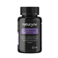 Naturyne - Colágeno Marino con Ácido Hialurónico y Vitamina C 120 Cápsulas - Colágeno Hidrolizado Marino con Biotina, Zinc, Coenzima Q10, Vitaminas A y D - Cabello, Piel y Uñas